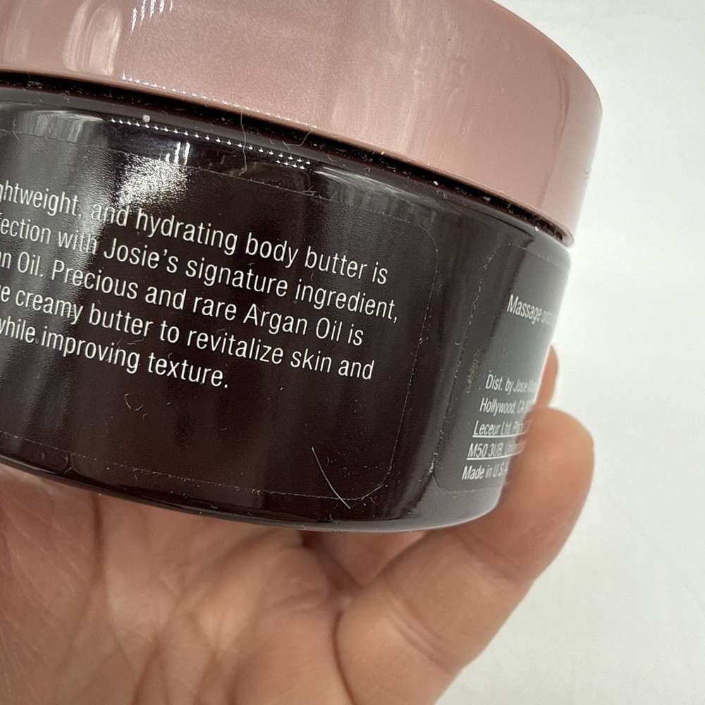 Josie Maran Whipped Argan Oil Body Butter Dulce de Vanilla 4 oz -- NEW - Picture 6 of 9